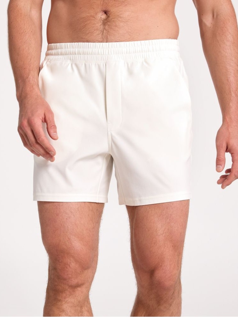 NWT VRST Shorts Mens XL All In Lined 5” Cream Training Athletic Gym Workout